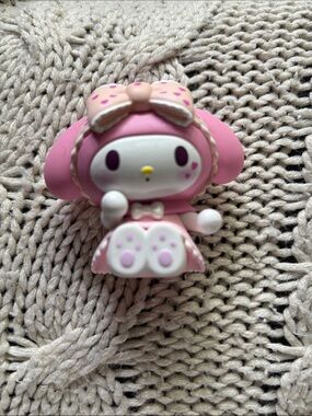 Sanrio My Melody Pink and White Mini Figure with Polka-Dot Bow